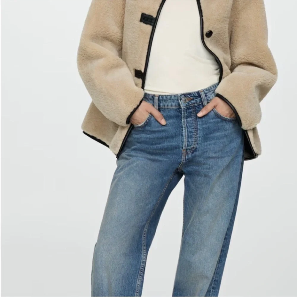 Mango Tan Shearling Jacket - Picture 3 of 12